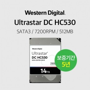 WD 울트라스타 14TB Ultrastar DC HC530 WUH721414ALE6L4 [헬륨]