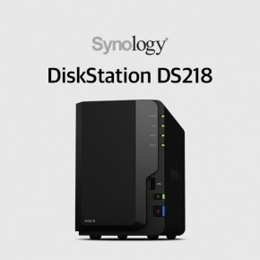 시놀로지 DiskStation NAS 2베이 (하드미포함) DS218 [설치지원]