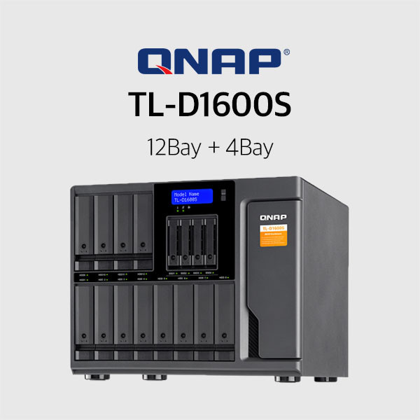 QNAP 큐냅 TL-D1600S 16베이 (하드미포함)
