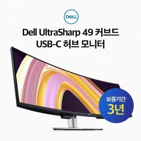 Dell UltraSharp 49 커브드 USB-C 허브 모니터 U4924DW 3년보증