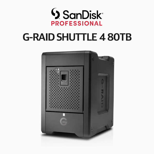 샌디스크 프로페셔널 G-RAID SHUTTLE 4 80TB